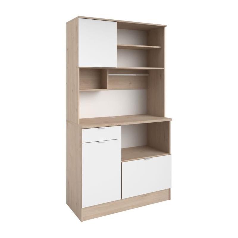 Buffet de cuisine BECOOL - Chene/Blanc - PARISOT