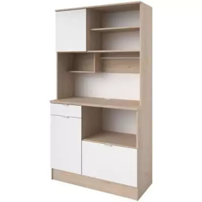 Buffet de cuisine BECOOL - Chene/Blanc - PARISOT