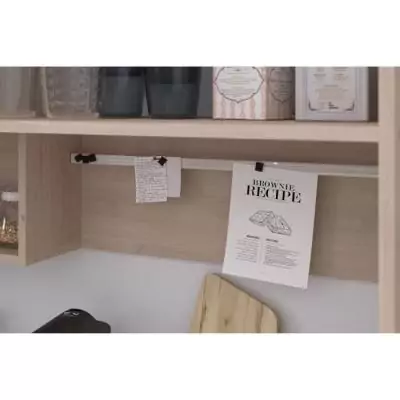 Buffet de cuisine BECOOL - Chene/Blanc - PARISOT