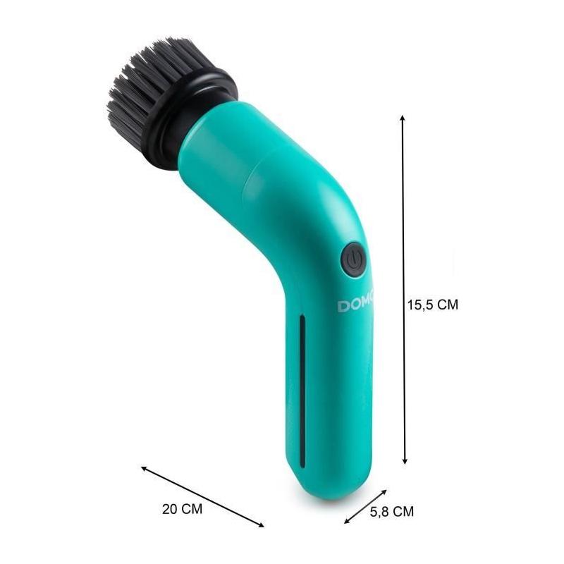 Brosse de nettoyage rotative sans fil DOMO 3,7V - Bleu
