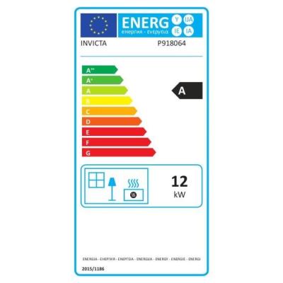 Poêle à bois INVICTA Mandor 12kW - Chaleur et qualité made in France!
