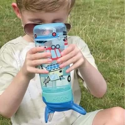 Ensemble de 2 gourdes NUBY Super Quench - 540 ml - Bleu