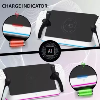 Station de recharge SUBSONIC - LED RVB - Charge rapide - USB Type-C Station de recharge SUBSONIC - LED RVB - Charge rapide - USB Type-C