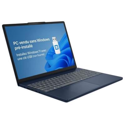 PC portable LENOVO IdeaPad Slim 3 15IRH10 | Sans Windows - 15,3 WUXGA IPS - Core i5-13420H - RAM 24 Go - SSD 1 To - AZERTY