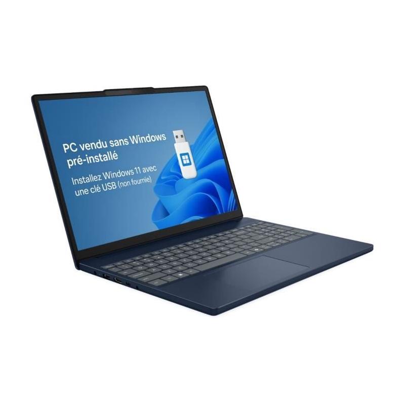 PC portable LENOVO IdeaPad Slim 3 15IRH10 | Sans Windows - 15,3 WUXGA IPS - Core i5-13420H - RAM 24 Go - SSD 1 To - AZERTY
