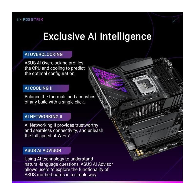 Carte mere - ASUS - STRIX Z890-E GAMING WIFI - Wi-Fi intégré - LGA1851 - ATX