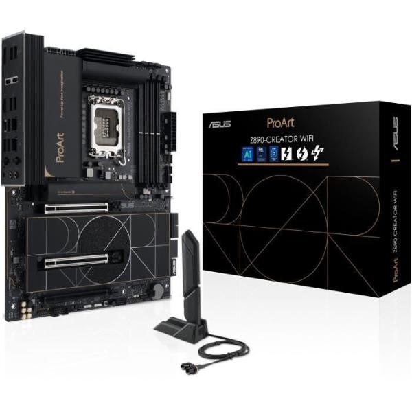 Carte mere - ASUS - PROART Z890-CREATOR WIFI - Intel Z890 LGA 1851 (Socket V1) ATX