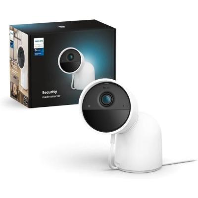 Caméra filaire Philips Hue Secure - HD 1080P - Blanc