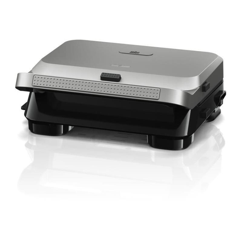 Grill électrique BRAUN Sandwich Maker 5 SM5006 - 800 W - Inox / Noir