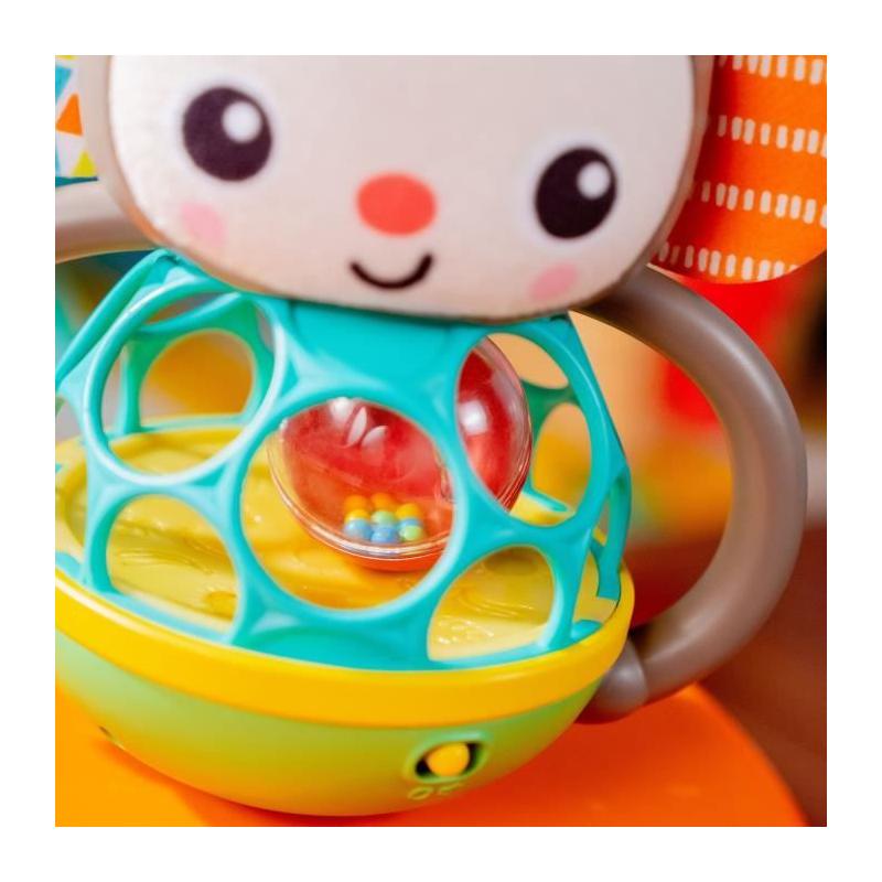 Hochet musical et lumineux Grab & Giggle Monkey - Avec Oball - 6M+