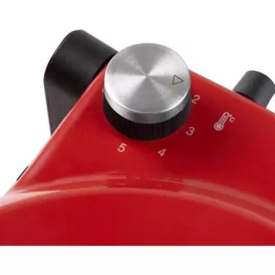 Four à pizza électrique DOMO DO9284PZ - 1200W - Pierre céramique - Rouge