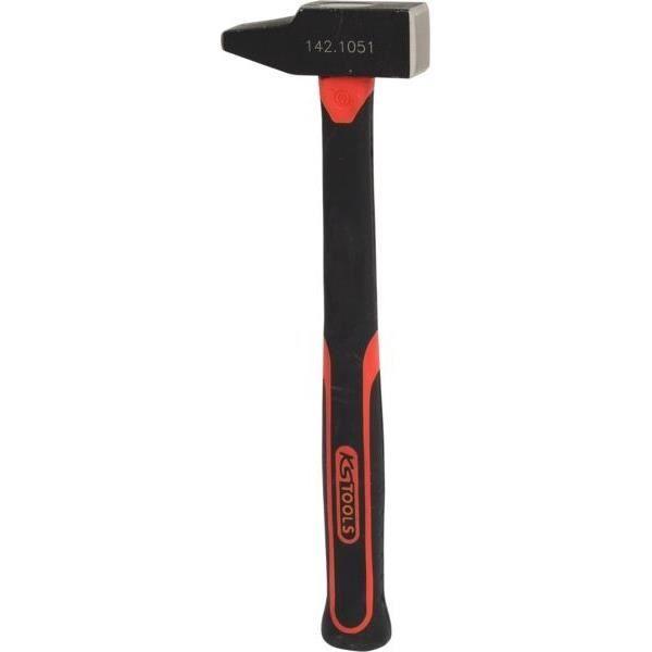 Marteau rivoir - KS Tools - Manche tri-matiere - Tete 400 g - Acier haute résistance