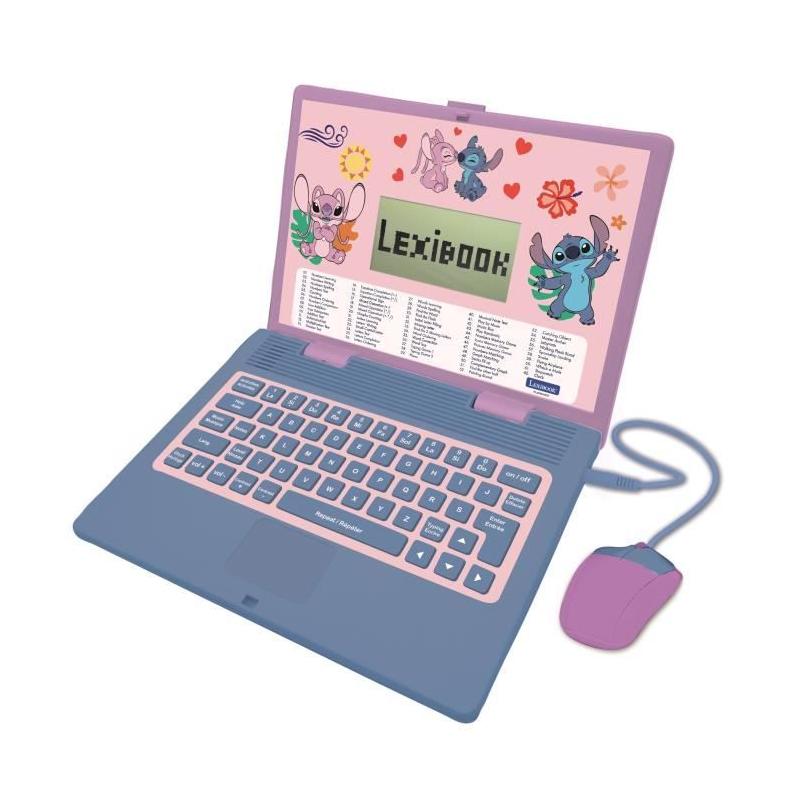 Ordinateur éducatif bilingue Stitch et Angel - 124 activités