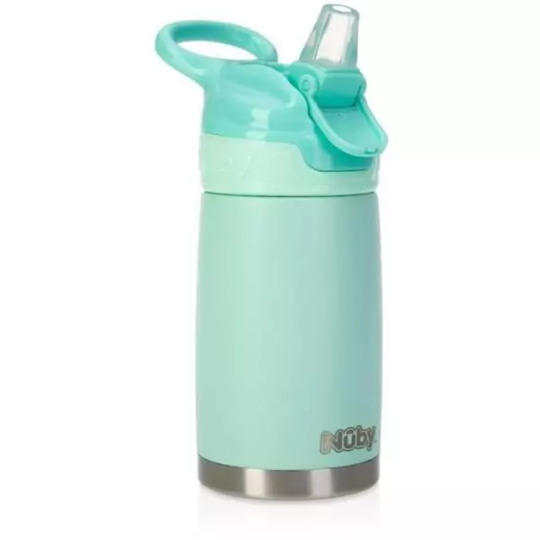 Gourde isotherme - NUBY - 300 ml - Acier inocydable - Turquoise