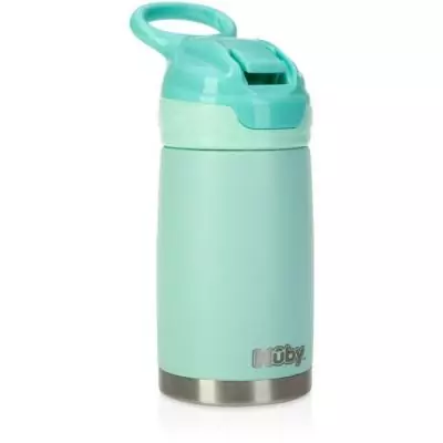 Gourde isotherme NUBY 300 ml - Turquoise - Acier inoxydable