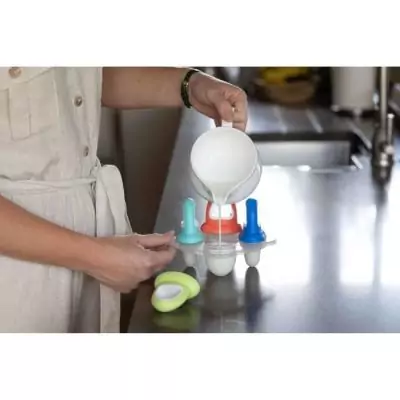 Moules à glace NUBY Fruitsicles - 4 bâtonnets