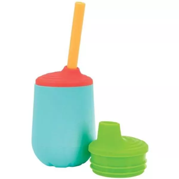 Tasse d'apprentissage - NUBY - Silicone - 120 ml - Des 6 mois - Mulitcolore
