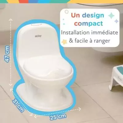 Pot mini toilettes - NUBY - Dr. Talbot's - My Real Potty: Pratique et ludique!