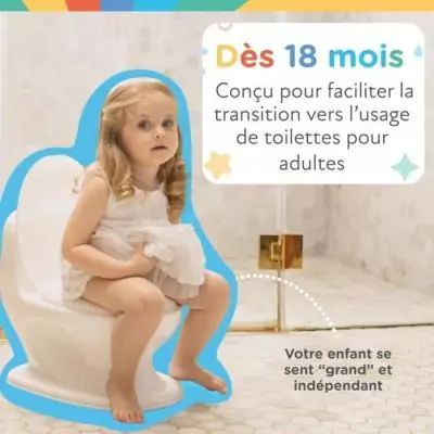 Pot mini toilettes - NUBY - Dr. Talbot's - My Real Potty: Pratique et ludique!
