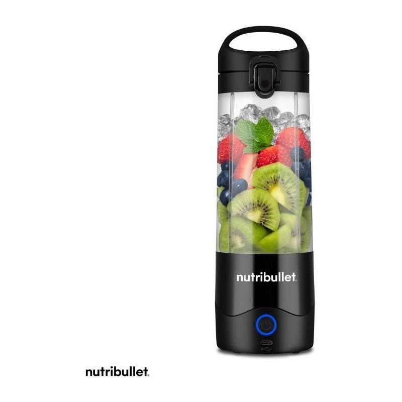 Blender portable - NUTRIBULLET - NBP003B - 100 W - 0,475L - Sans BPA - Noir - Une gourde incluse