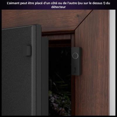 Capteurs de contact - Philips Hue - Secure - x 2 - Noir - Installation facile - Contrôle via application