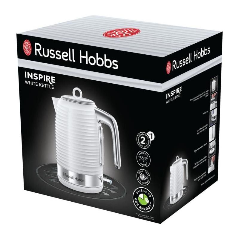 Bouilloire Russell Hobbs Inspire 1,7L - Ebullition Rapide