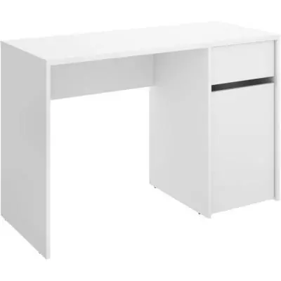 Bureau BALI Blanc - Style et rangement optimisé