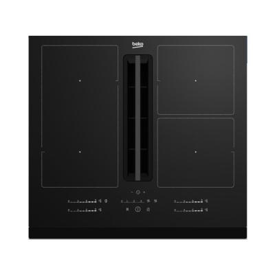 Beko Table de cuisson induction aspirante 60cm 4 feux 7400w - HIXI64700UF1