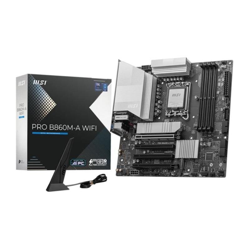 Carte mere - MSI - PRO B860M-A WIFI Intel B860 LGA 1851 (Socket V1) micro ATX