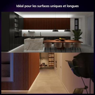 Ruban LED Philips Hue W C Lightstrip Solo - Contrôle couleur - Économie d'énergie