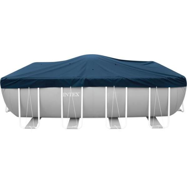 Bâche hiver - INTEX - Piscine Rectangulaire - 4,00m x 2,00m - Protection contre les débris