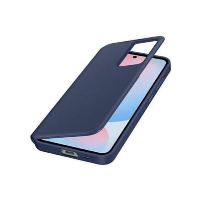 Étui Smart View avec porte-carte Galaxy S24 FE Bleu - Protégez votre téléphone avec style