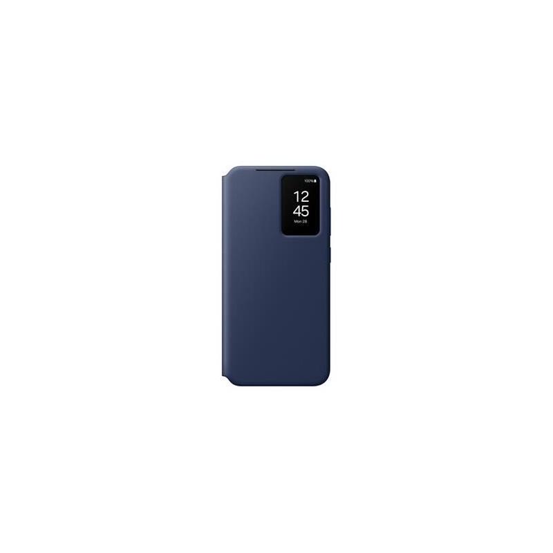 Étui Smart View avec porte-carte Galaxy S24 FE Bleu - Protégez votre téléphone avec style