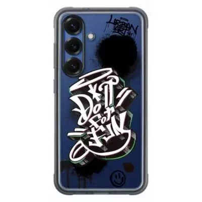 Coque flip personnalisable renforcée Samsung Galaxy S25 Noir!
