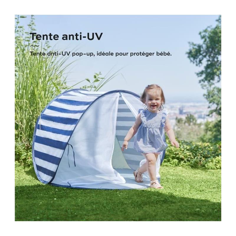 Tente anti-UV Babymoov FPS 50+ Marinière - Parc Bébé