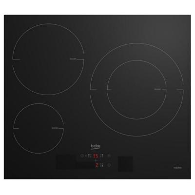 Table a Induction BEKO HII63405MT - 3 plaques de cuisson - Noir