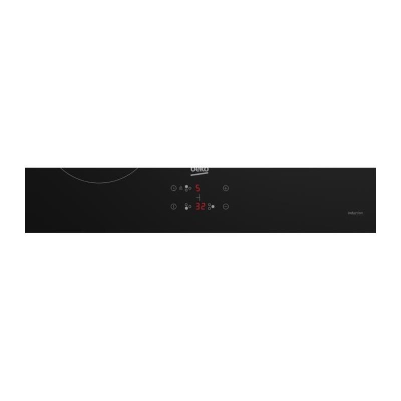 Table a Induction BEKO HII63405MT - 3 plaques de cuisson - Noir