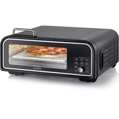 Four à pizza SEVERIN - PG8575: Pierre à pizza 29cm - 18L - 2000W