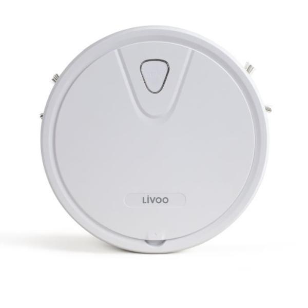 Aspirateur Robot - LIVOO DOH135 - 800 Pa - 70 min - 67 dB - 500 mL - Blanc