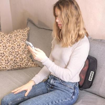 Détendez-vous avec le Masseur Shiatsu 2 en 1 Livoo - Dos204 - Gris