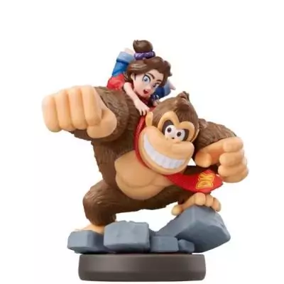 Figurine Amiibo - Donkey Kong & Pauline : Collection Donkey Kong