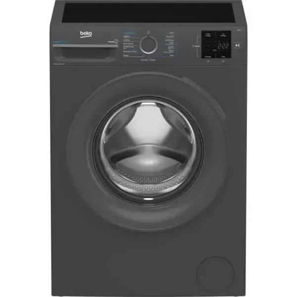 Lave-linge hublot BEKO BM0WU3922FB - 9 kg - Induction - L60cm - 1200 trs/min - Classe A - Noir