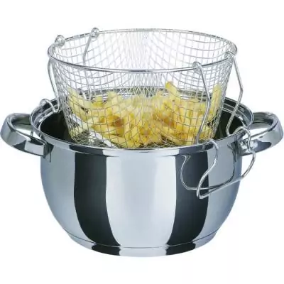 Friteuse GSW 488204 Induction 22 cm Inox & Verre