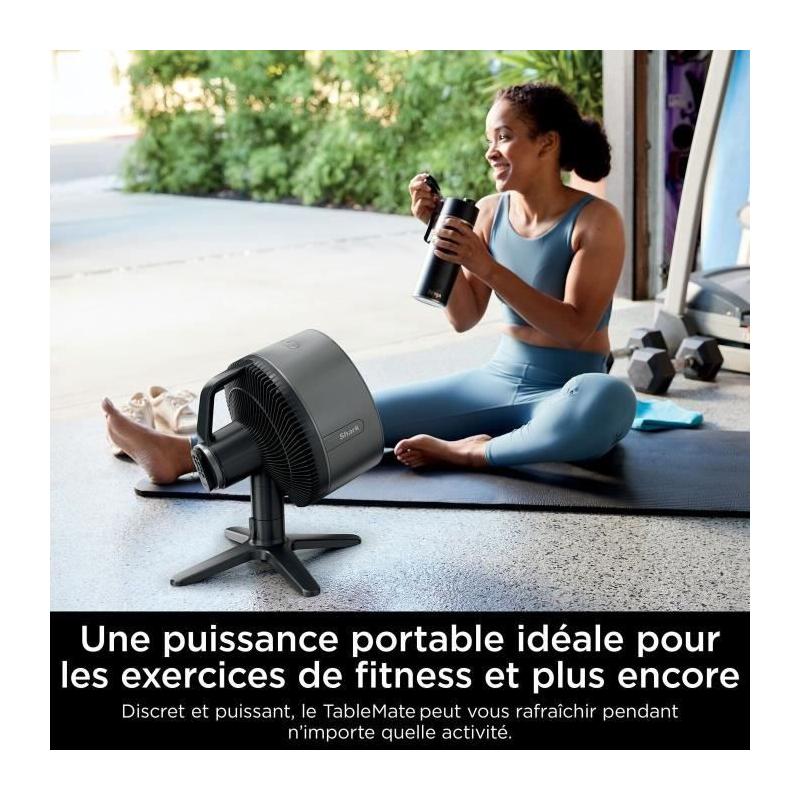 Ventilateur de table - SHARK - FA150EU - Avec ou sans fil - FlexBreeze TableMate