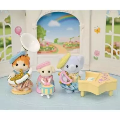 Mini-figurines SYLVANIAN FAMILIES - Le concert de la crèche - À partir de 3 ans Mini-figurines SYLVANIAN FAMILIES - Le concert de la crèche - À partir de 3 ans