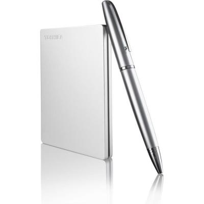 Disque dur externe - TOSHIBA - CANVIO Slim - 1 To - Finition aluminium - USB 3.2 Gen 1