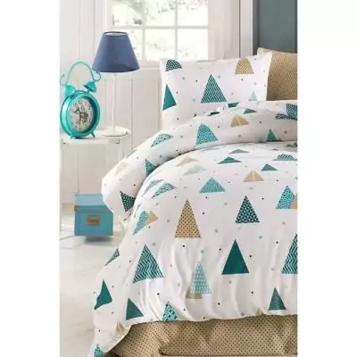 Ensemble de literie - Housse de couette 220x240 cm + 2 taies 60x60 cm - Blanc Ensemble de literie - Housse de couette 220x240 cm + 2 taies 60x60 cm - Blanc