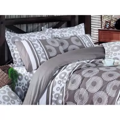 Parure de lit 220x240cm Brun - 100% coton renforcé Parure de lit 220x240cm Brun - 100% coton renforcé