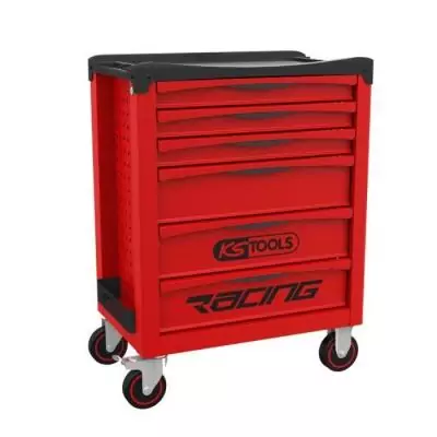 Servante rouge 6 tiroirs KS Tools - 855.0006 - Charge max 30 kg
