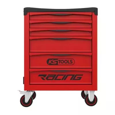 Servante rouge 6 tiroirs KS Tools - 855.0006 - Charge max 30 kg